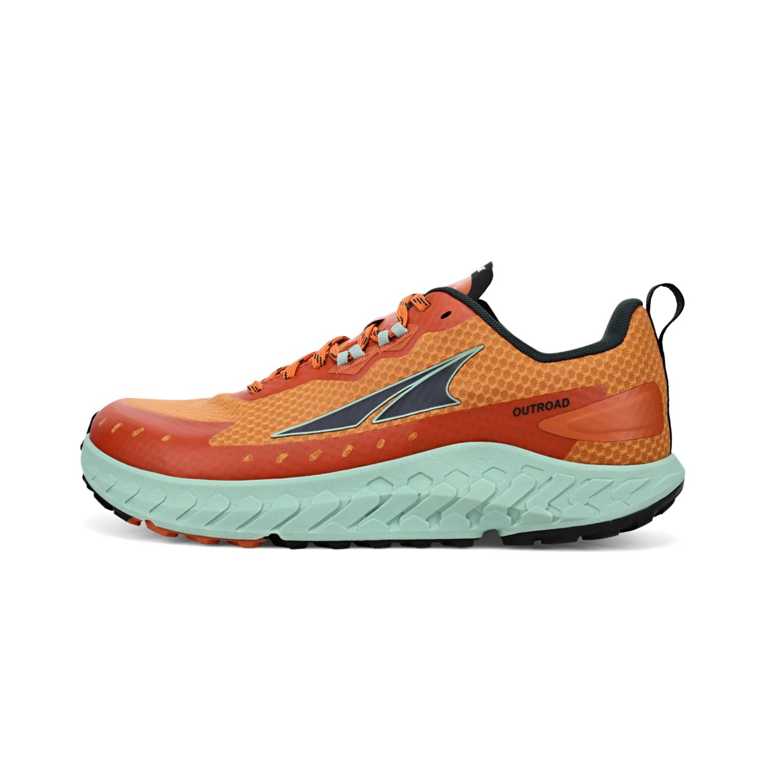 Altra Outroad Men's Road Running Shoes Green / Orange | South Africa-38160279